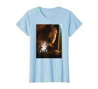 Star Wars Obi-Wan Kenobi Darth Vader Showdown T-Shirt, Femme, Bleu Céleste, S