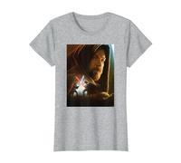 Star Wars Obi-Wan Kenobi Darth Vader Showdown T-Shirt, Femme, Gris Chiné, S