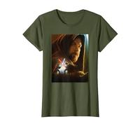 Star Wars Obi-Wan Kenobi Darth Vader Showdown T-Shirt, Femme, Olive, XS