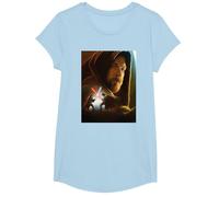 Star Wars Obi-Wan Kenobi Darth Vader Showdown T-Shirt, Fille, Bleu Céleste, M
