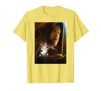Star Wars Obi-Wan Kenobi Darth Vader Showdown T-Shirt, Homme, Citron, S