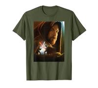 Star Wars Obi-Wan Kenobi Darth Vader Showdown T-Shirt, Homme, Olive, L