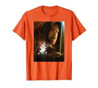 Star Wars Obi-Wan Kenobi Darth Vader Showdown T-Shirt, Homme, Orange, S
