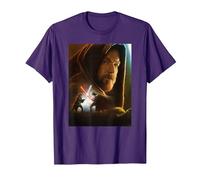 Star Wars Obi-Wan Kenobi Darth Vader Showdown T-Shirt, Homme, Violet, S