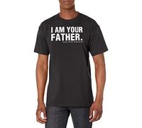 STAR WARS T- Shirt sous Licence Officielle pour Papa Chemise, Noir, Taille M Homme