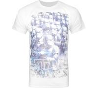 Star Wars officiel homme Distress Storm Troopers T-shirt NS4748 (S) (Blanc)