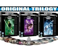 Star Wars Original Trilogy: 3 Movie Collection Set (IV V VI) (A New Hope / The Empire Strikes Back / Return of The Jedi) - [4K UHD + Blu-Ray] [Region Free]