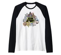 Star Wars Original Trilogy A New Hope Retro Vintage Artwork Manche Raglan
