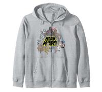 Star Wars Original Trilogy A New Hope Retro Vintage Artwork Sweat à Capuche