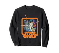 Star Wars Original Trilogy A New Hope Vintage Retro Poster Sweatshirt