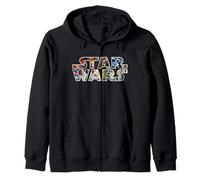 Star Wars Original Trilogy Retro Movie Poster Back Drop Logo Sweat à Capuche