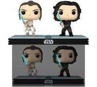 Funko Pop! Star Wars Rey Movie Moments Vinyl Bobble-head 2-pack Kylo & 9 Cm Figure Blanc,Noir