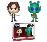 Star Wars Pack 2 Vynl Vinyl Figurines Han Solo & Greedo 10 Cm