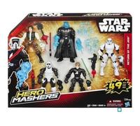 STAR WARS - Pack 5 Figurines Hero Mashers avec leurs accessoires