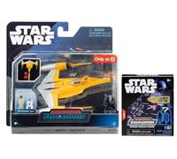 Star Wars Pack Combo Micro Galaxy Squadron avec 1 boîte Aveugle série (Anakin's Naboo N-1 Starfighter épisode 1)