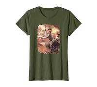 Star Wars Padme Defense Action Poster T-Shirt, Femme, Olive, XXL