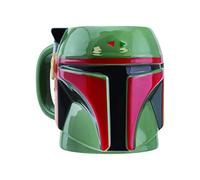 Star Wars Paladone Fett PP9457SW Tasse à café en céramique en forme de casque sous licence officielle Multicolore