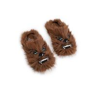 Star Wars Pantoufles Chewbacca marron pour homme | Chaussures d'intérieur moelleuses et confortables inspirées du film Pantoufles à l'effigie de Chewbacca pour se détendre