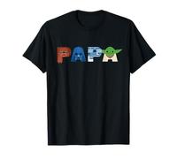 Star Wars Papa Character Letters Family Trip Matching Gift T-Shirt