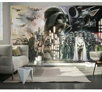 KOMAR Papier Peint intissé panoramique Rogue One : A Star Wars Story Les rebelles contre l'étoile de la mort Grand Dark Vador - Star Wars 400X250CM Multicolors G