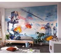 Star Wars Peint Hoth Showdown 400x250 CM non Tissé Home Cinéma Décoration Murale