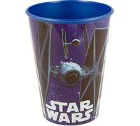 Star Wars Petit gobelet en plastique 260 ml (Stor 82407), bleu
