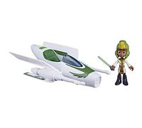 Star Wars Pilote Jedi Kai Brightstar, Figurine avec Vaisseau, échelle 10 cm, Jouets pour Enfants