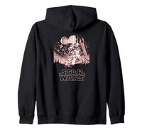 Star Wars Pink Vintage Poster Sweat à Capuche