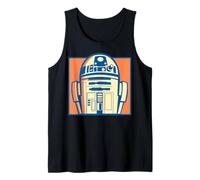 Star Wars Pop Art Style R2-D2 Boxed Close Up Portrait Débardeur
