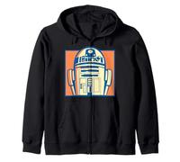 Star Wars Pop Art Style R2-D2 Boxed Close Up Portrait Sweat à Capuche