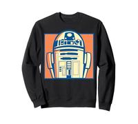 Star Wars Pop Art Style R2-D2 Boxed Close Up Portrait Sweatshirt