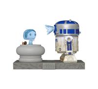 Star Wars Pop Figures de vinyle de luxe R2D2 avec Leia 9 cm Funko