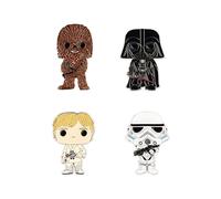 Star Wars Pop! Pin Set 4 Pin's Émaillés 4 Cm