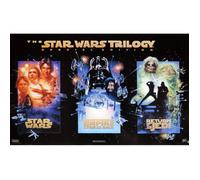 STAR WARS : Poster de la première trilogie Un nouvel espoir L'empire contre attaque Le retour