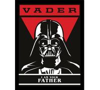 Star Wars - Poster encadré "I Am Your Father" PM11285 (40 cm x 30 cm) (Rouge/Noir/Blanc)