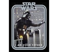 Star Wars - Poster encadré "I Am Your Father" PM11518 (40 cm x 30 cm) (Noir/Gris/Blanc)