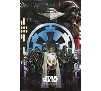 Star Wars - Poster - Rogue One - Empire + 1 paquet de tesa Powerstrips® - contenu 20 pièces