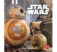 Star Wars Postkartenkalender 2026: Die besten Filmbilder aus den Star Wars Filmen im Postkartenformat. Kleiner Kalender zum Aufstellen oder Aufhängen. Tischkalender 2026.