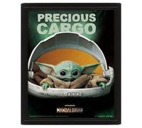 Pyramid International - Cadre lenticulaire 3D Star Wars Yoda - Licence officielle