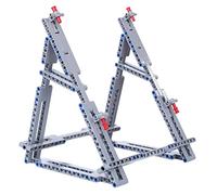 Star Wars - Présentoir pour Millennium Falcon 75105/75212/7965 - Support en ABS - Dimensions : 28 x 22 x 38 cm - Âge recommandé : à partir de 6 ans - Avec 1 support - 407 pièces - Gris clair -