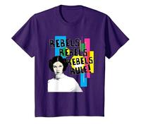 Star Wars Princess Leia Rebels Rule T-Shirt, Enfant, Violet, 4 Ans