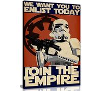 Star Wars Propaganda Enlist Join The Empire Impression sur toile 18 x 12 cm