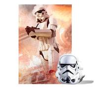 Star Wars - Puzzle lenticulaire Stormtrooper avec boîte en métal 3D 300 pcs 46x31 cm