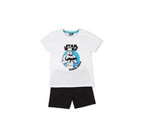 Star Wars Pyjama à manches courtes Stormtrooper pour garçon, blanc, 4 ans