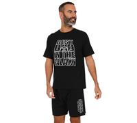 Star Wars Pyjama court pour homme « Best Dad in the Galaxy », Noir , XXL