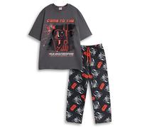 Star Wars Pyjama Dark Vador Gris et Noir à Manches Courtes et Jambes Longues pour Homme en Coton mélangé avec imprimé « Come to The Dark Side » | Pyjama Style Dessin animé