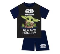 Star Wars Pyjama Garçon, Grogu Pyjama Enfant Garcon, The Mandalorian Vetement Enfant, Bleu 7-8 Ans