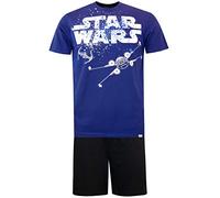 Star Wars Pyjama Homme | Ensembles de Pyjama Court Coton | Vêtements de Nuit Homme - Bleu - Large