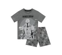 Star Wars Pyjamas mandaloriens Pyjamas mandaloriens pour garçons | Ensemble garçon | Gris 5-6 Ans