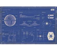 Star Wars Pyramid International Maxi poster Motif flotte impériale Multicolore 61 x 91,5 cm